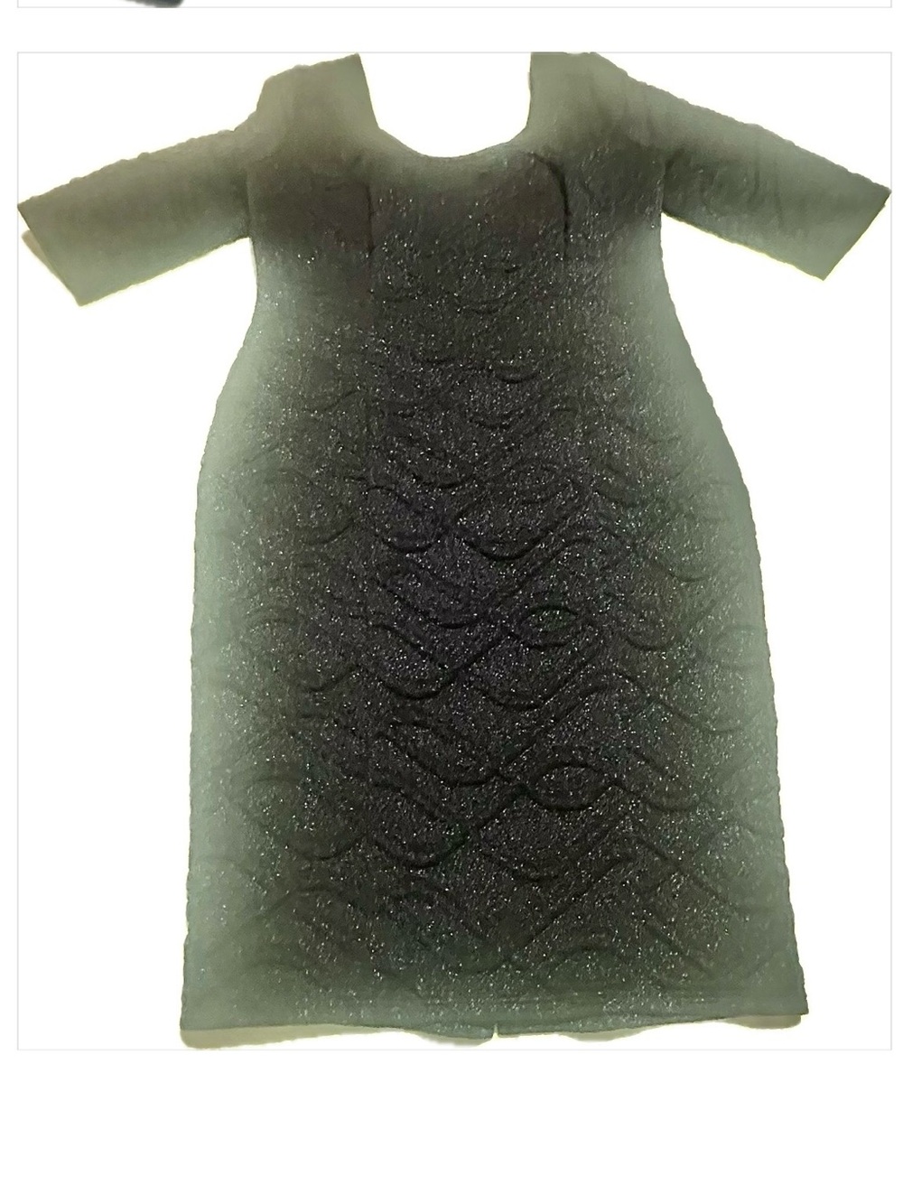 Pepperberry Blue- Black Sparkle Sheath Dress